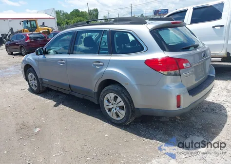 2011 Subaru Outback 2.5I z USA, uszkodzony, nr VIN 4S4BRBAC0B3376228
